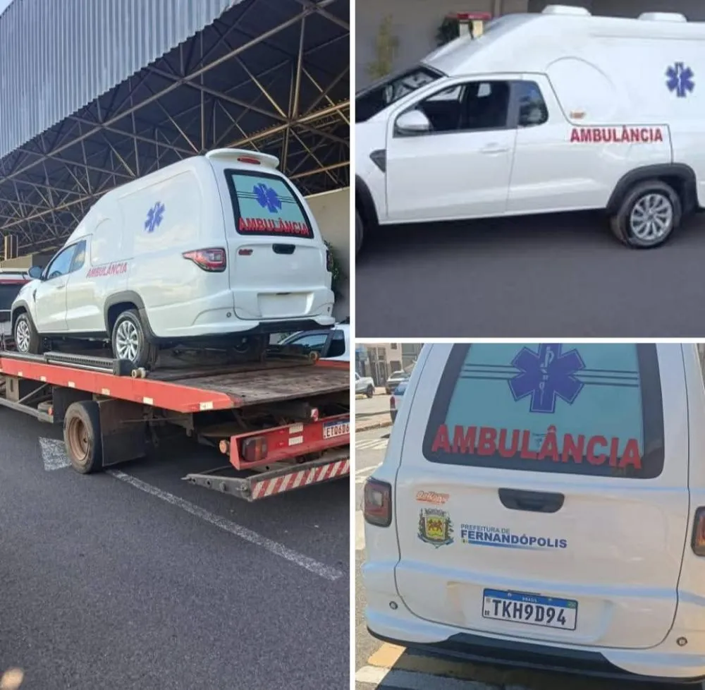 Deputado Tenente Coimbra destina R$ 150 mil para aquisição de ambulância em Fernandópolis