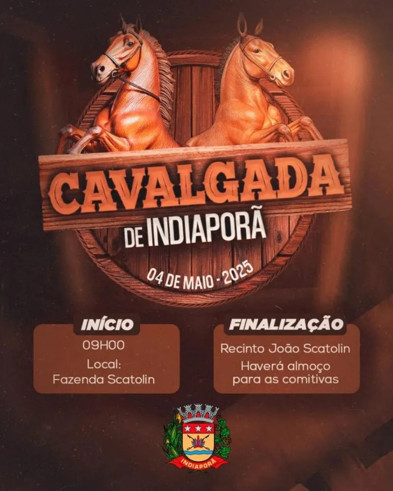 Cavalgada de Indiaporã será neste domingo e celebra a tradição sertaneja do município