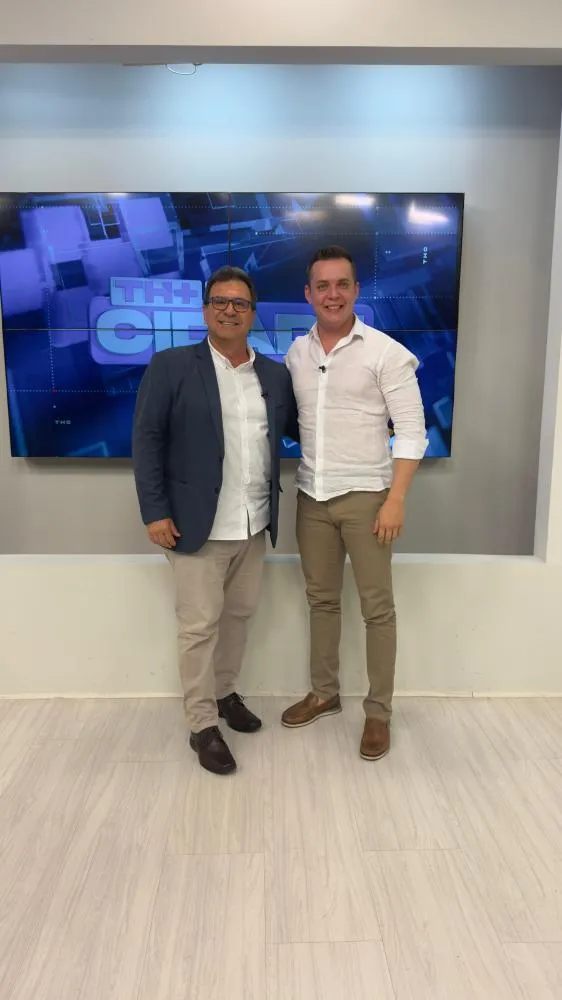 Prefeito Reginaldo Marcomini participa do programa TH+ Cidade no SBT e destaca avanços da gestão em Macedônia