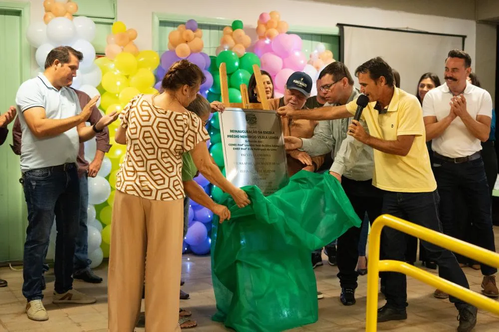 Distrito de Santa Isabel do Marinheiro celebra reinauguração da Escola Nemércio Vilela Lemos