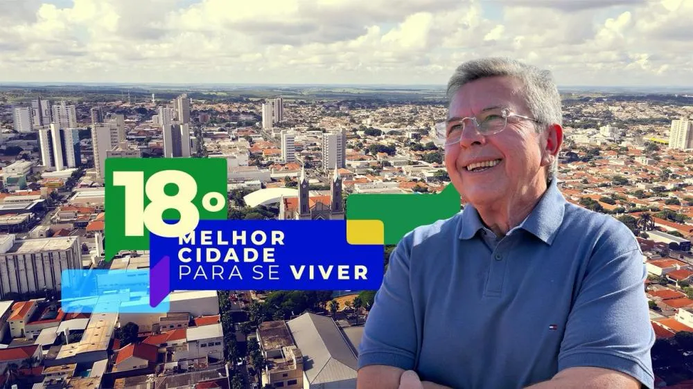 Votuporanga é destaque nacional em qualidade de vida e recebe elogios do deputado Carlão Pignatari
