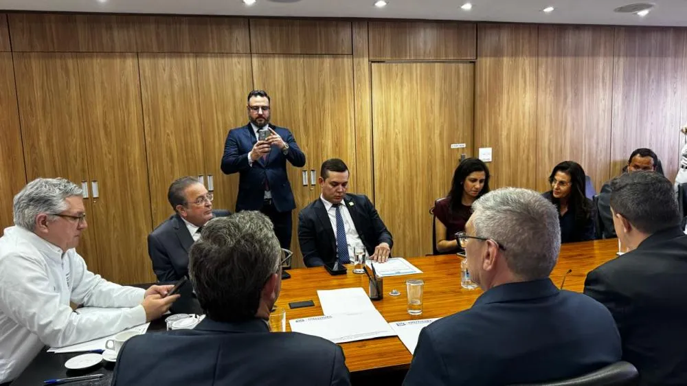 Lucas Biazotto articula com deputado Motta e leva demandas de saúde de Fernandópolis e região ao ministro Padilha