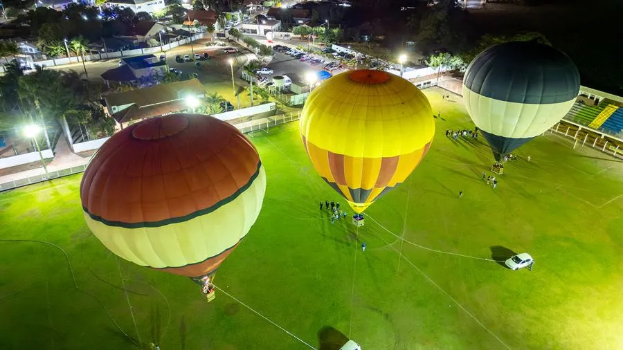Guarani d’Oeste inicia comemorações de 77 anos com 1º Festival de Balonismo e programação histórica