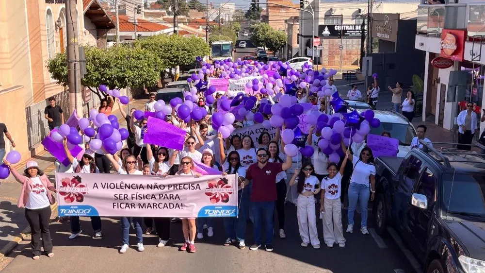 2ª Marcha Para Elas mobiliza Fernandópolis no encerramento do Agosto Lilás 