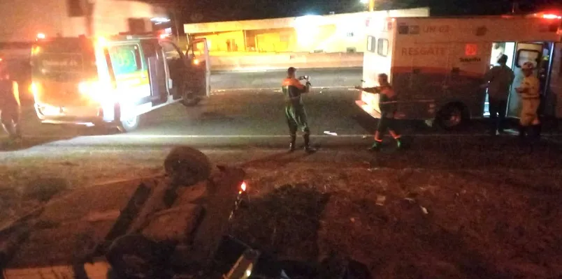 Idosa morre após capotamento próximo ao trevo de Bady Bassitt
