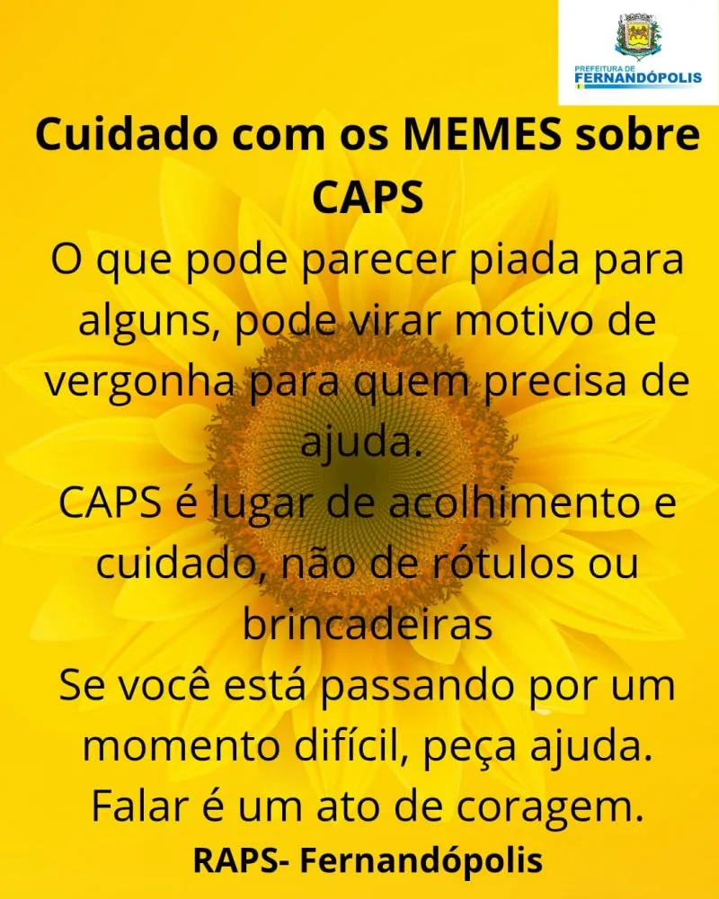 Saúde participa da campanha contra o suicídio e pela valorização da vida 