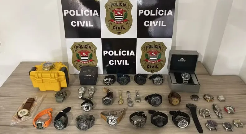 Polícia Civil de Rio Preto apreende mais de mil objetos furtados e prende suspeito