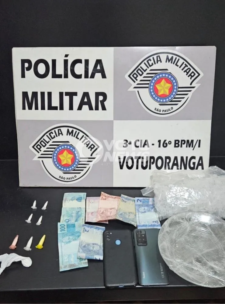 Homem é preso por tráfico de drogas no bairro Vila Marim, em Votuporanga