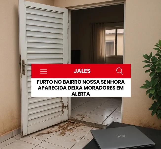 Residência em Jales é alvo de furto; parente da vítima é suspeito