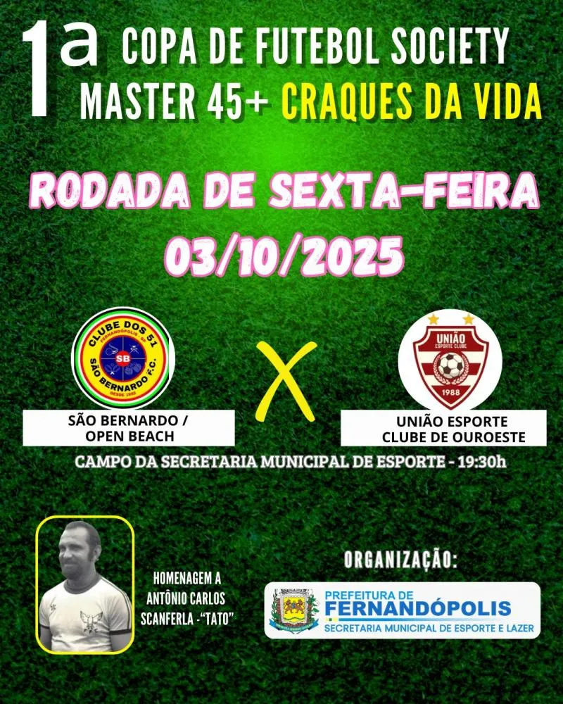 “Copa Society” terá duas rodadas esta semana 