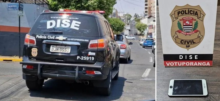 Polícia Civil prende suspeito de furto e recupera celular roubado em Votuporanga