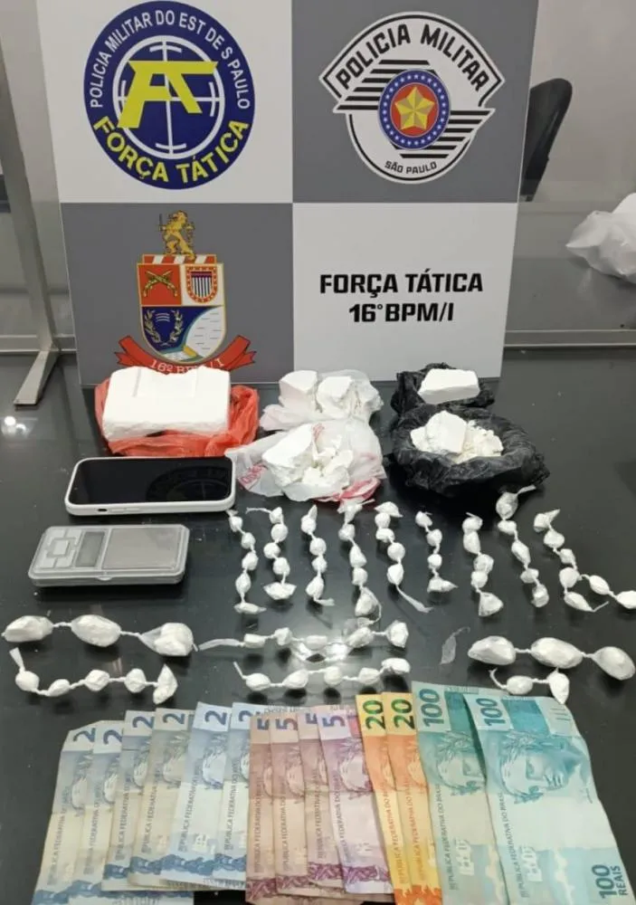Força Tática prende homem por tráfico de drogas em Urânia após investigação e patrulhamento intensificado
