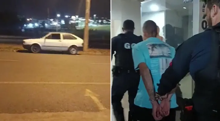 Adolescentes são flagrados com carro roubado após fuga em Rio Preto