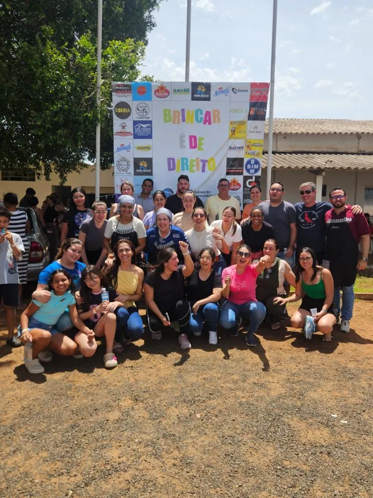 OAB Fernandópolis promove ação inédita: “Brincar é de direito” reúne advocacia e comunidade em grande festa de solidariedade