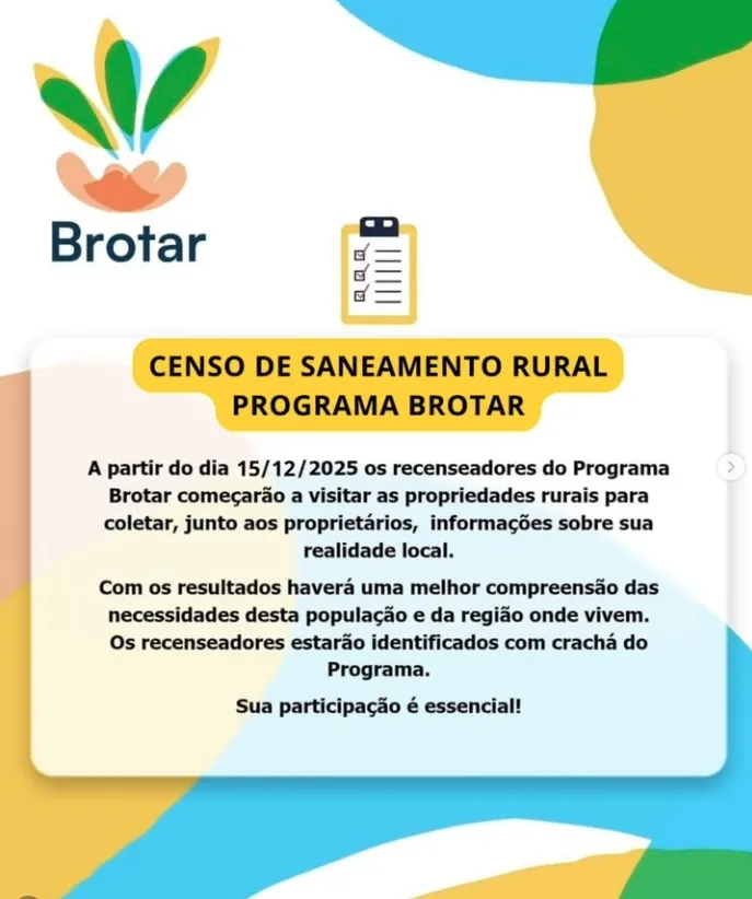 Sabesp inicia Programa Brotar em Mira Estrela para mapear saneamento rural