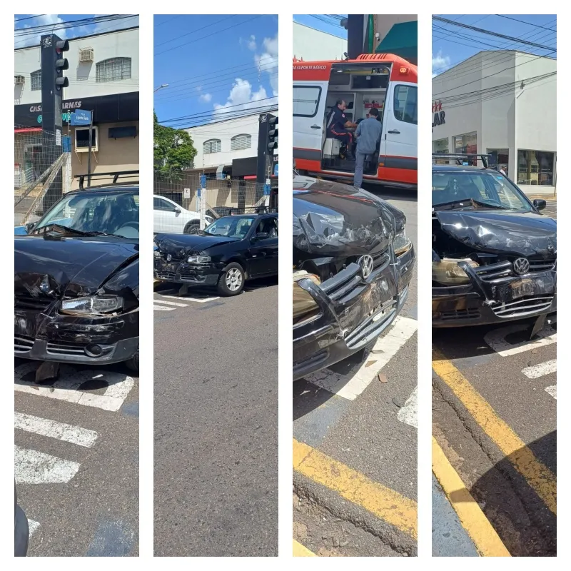 Colisão entre veículos é registrada no cruzamento da Avenida dos Arnaldos com a Rua Espírito Santo
