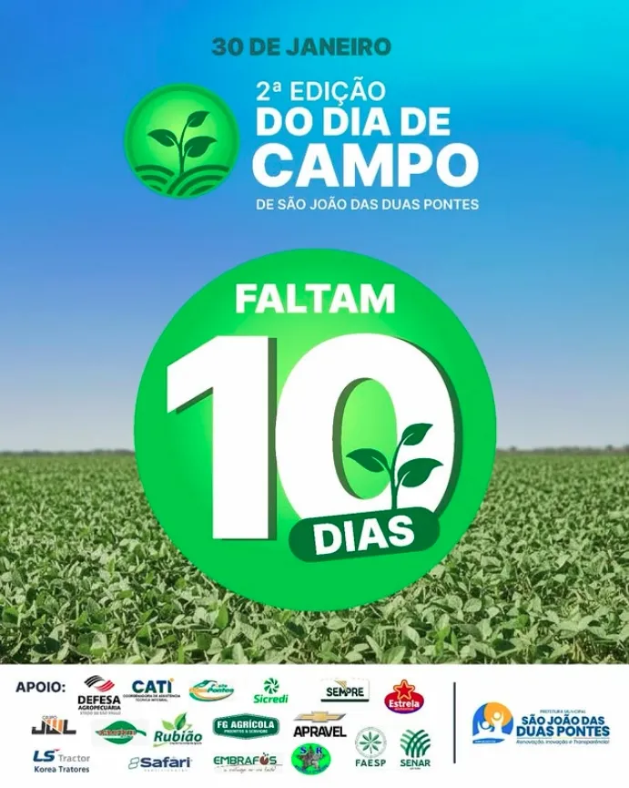 São João das Duas Pontes se prepara para a 2ª edição do Dia de Campo