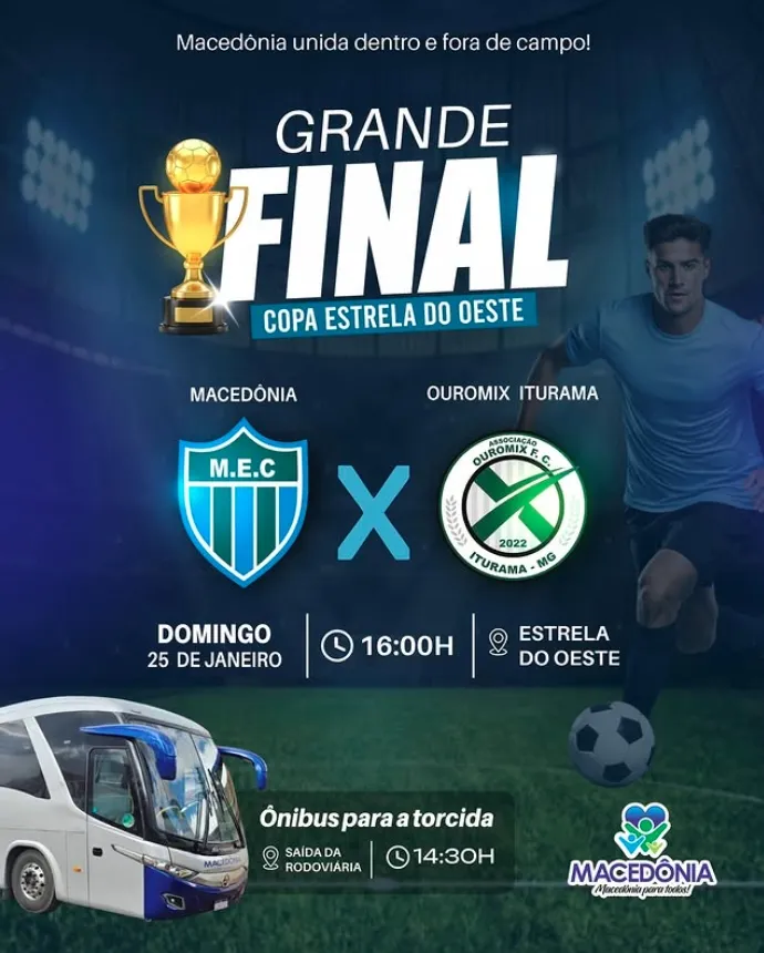 Macedônia decide título da Copa Estrela do Oeste neste domingo