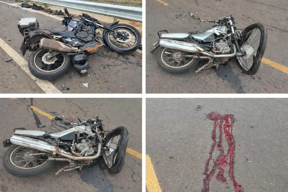 Colisão entre motos no pontilhão Antônio Faria deixa três feridos e reacende alerta sobre trecho perigoso