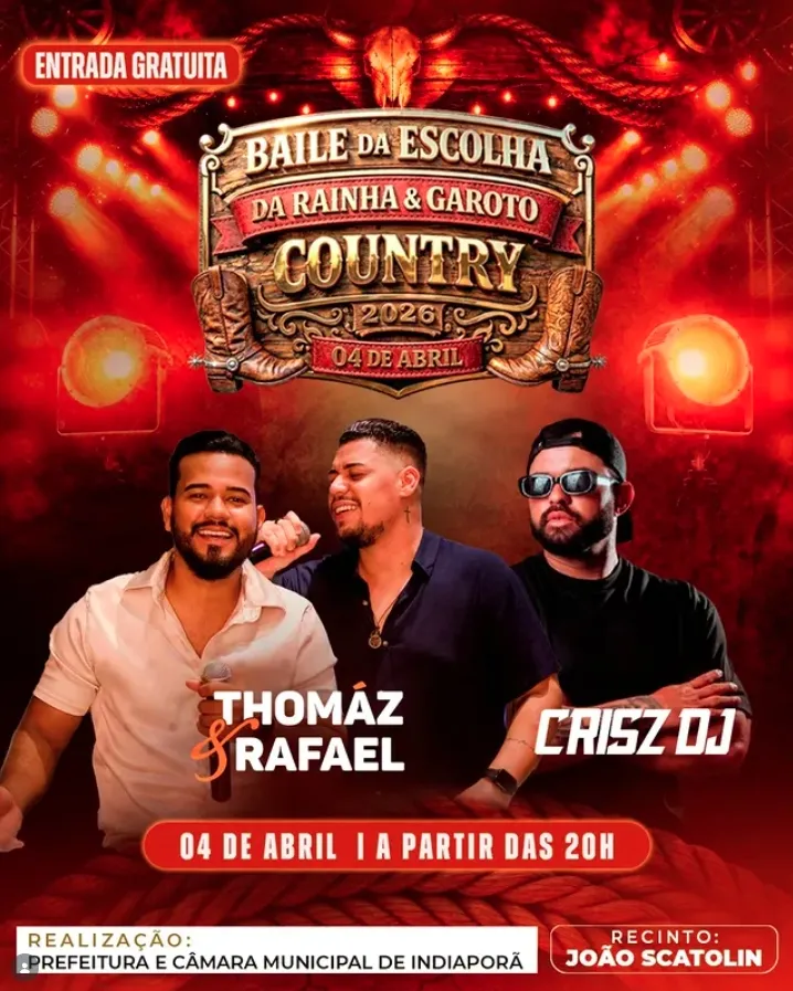 Baile da Escolha da Rainha e do Garoto Country 2026 acontece neste sábado e promete noite especial