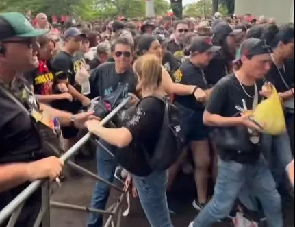 Tumulto na entrada de show do Guns N’ Roses repercute nacionalmente