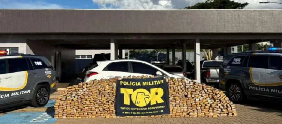 TOR apreende na região carga de maconha avaliada em R$ 1 milhão