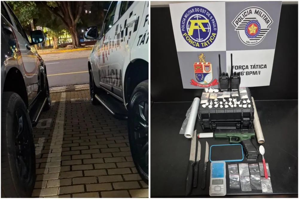 Força Tática prende suspeito por tráfico de drogas na zona sul