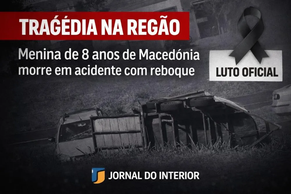 Tragédia na Euclides da Cunha: menina de 8 anos, moradora de Macedônia, morre após acidente com reboque
