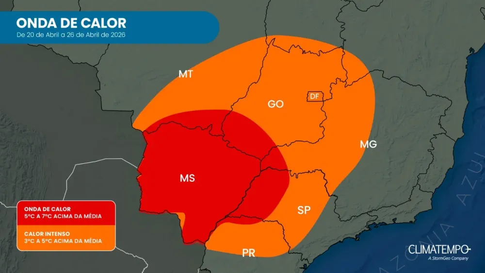 Brasil entra em onda de calor nos próximos dias