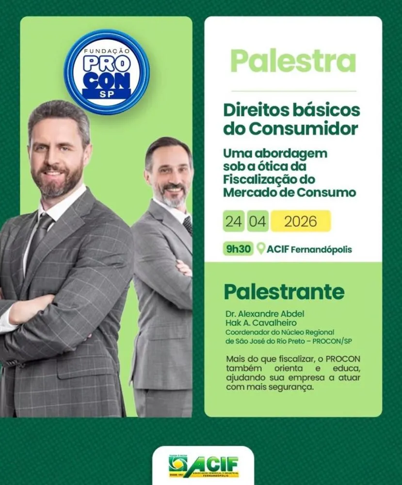 ACIF promove palestra sobre direitos do consumidor