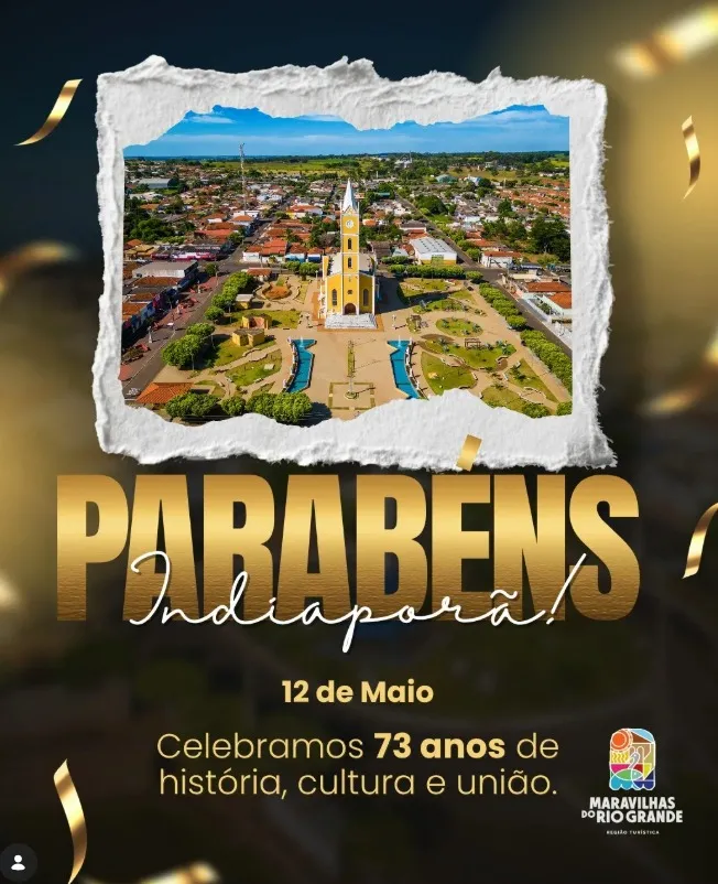 Indiaporã celebra 73 anos de história, desenvolvimento e orgulho regional