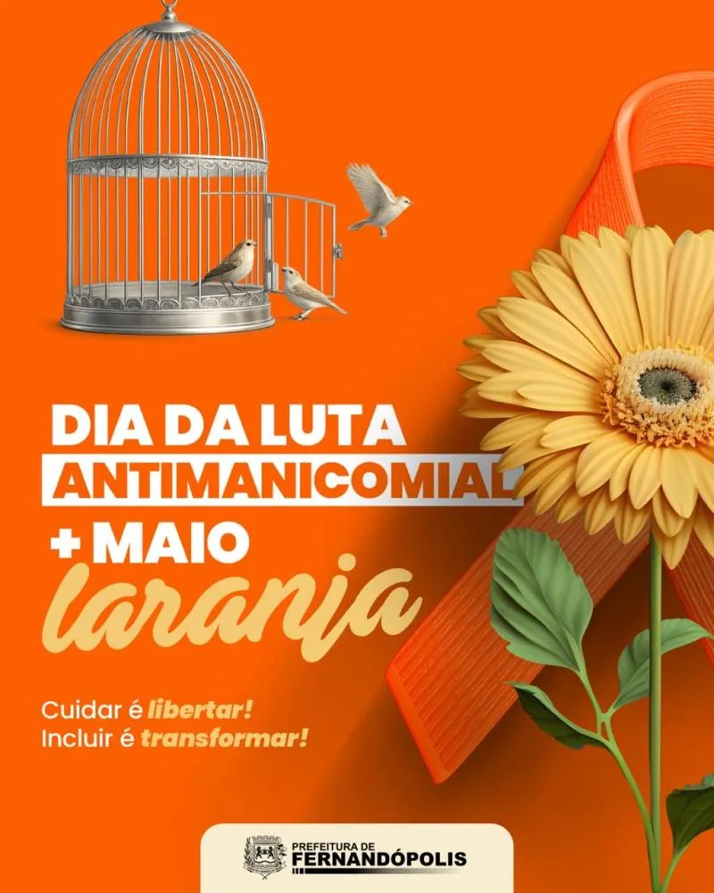 Maio Laranja” e Luta Antimanicomial têm evento importante dia 18 