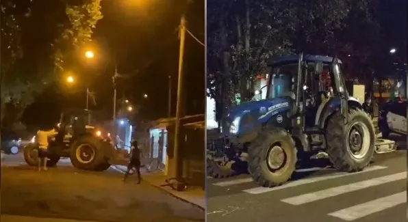 Servidor da Prefeitura usa trator para invadir casa da filha em Ilha Solteira