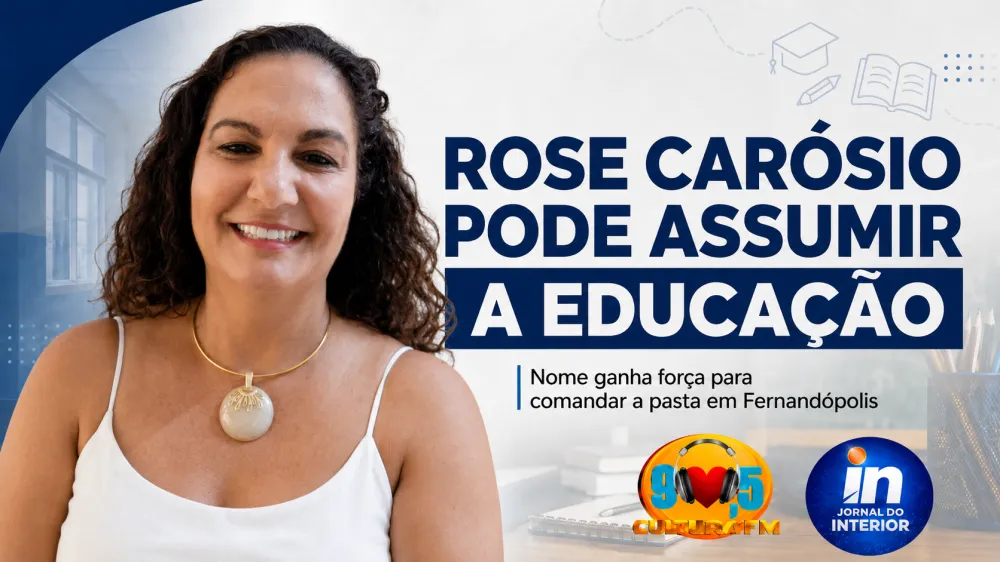 Rose Carósio pode ser a escolhida para assumir Secretaria de Educação de Fernandópolis