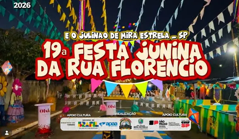19ª Festa Junina da Rua Florêncio e Julinão de Mira Estrela celebram cultura e fortalecem união da comunidade