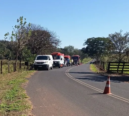 Motociclista fica gravemente ferido após acidente em vicinal entre Meridiano e Valentim