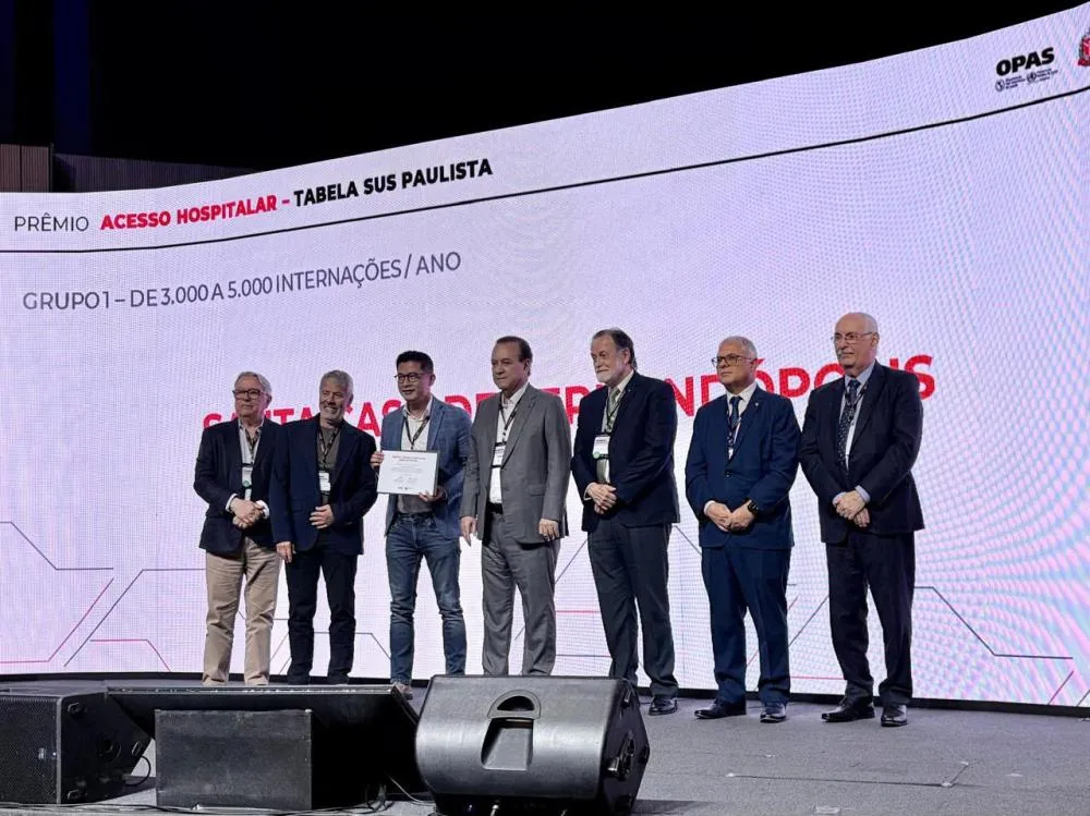 Santa Casa de Fernandópolis recebe Prêmio Acesso Hospitalar da Tabela SUS Paulista