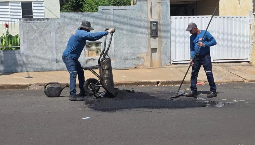 Prefeitura intensifica operação tapa-buracos em Fernandópolis