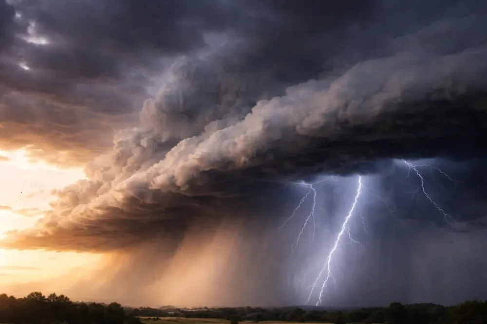 Frente fria avança sobre o Estado e traz chuva e declínio de temperatura para o feriado de 7 de Setembro