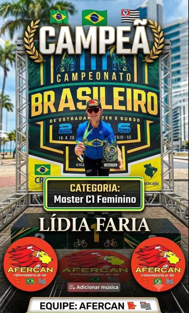 AFERCAN conquista título brasileiro de ciclismo em Aracaju