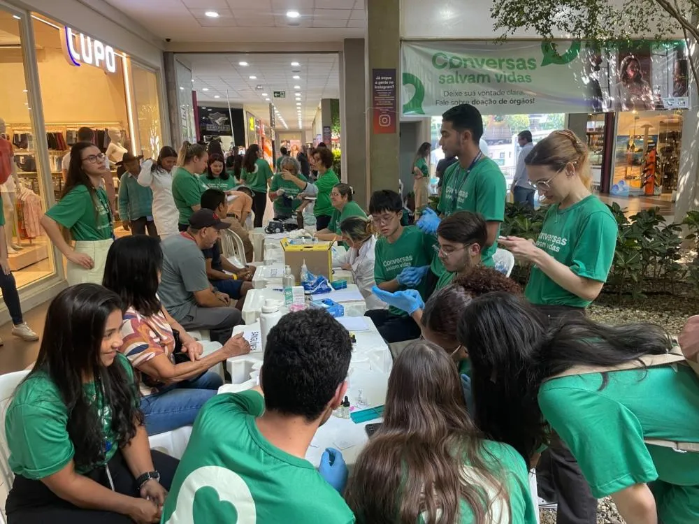 Hospital de Base leva informação sobre doação de órgãos e cuidados com a saúde ao Shopping Cidade Norte
