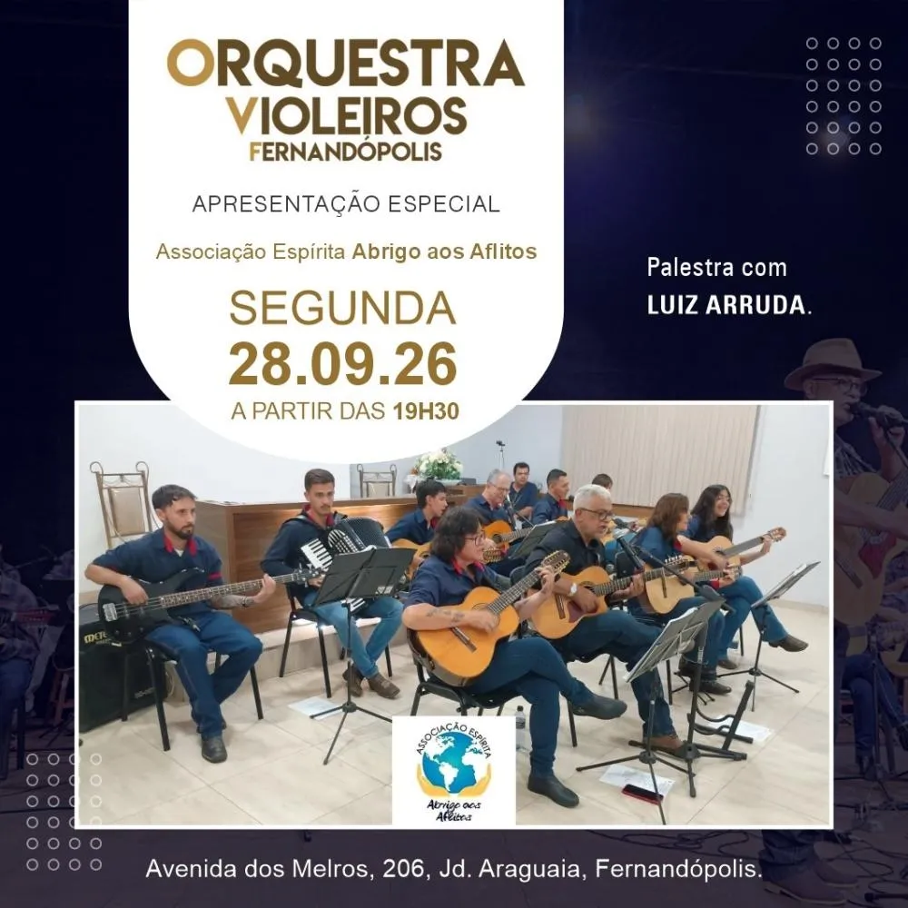 Projeto 60+ leva Orquestra de Violeiros ao Abrigo aos Aflitos