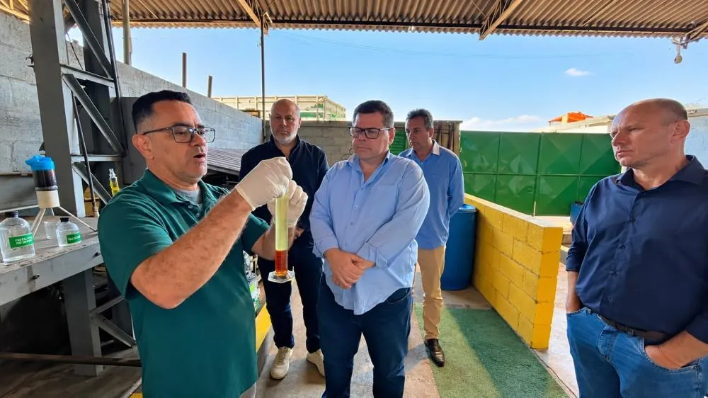 Prefeito de Pedranópolis conhece projetos ambientais em Indaiatuba