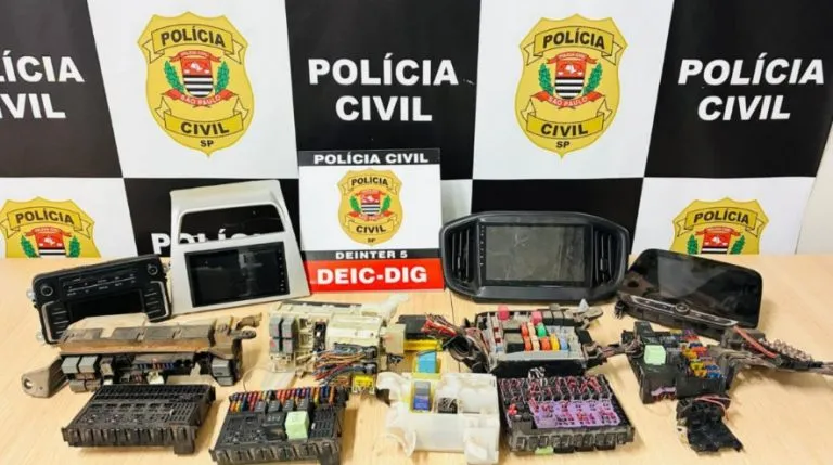 Operação da Polícia Civil recupera carros furtados em Rio Preto e prende dois
