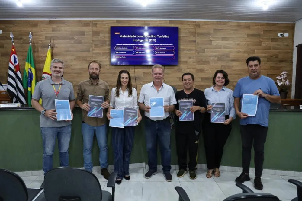 Apresentação do diagnóstico turístico do Sebrae-SP destacou Indiaporã como município de maior pontuação entre os participantes avaliados pelo Consórcio Maravilhas do Rio Grande.