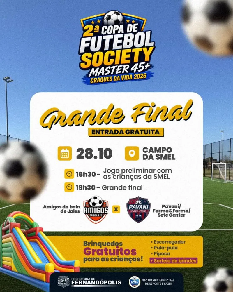 Amigos da Bola de Jales e Pavani/Farma&Farma/Sete Center definirão o campeão