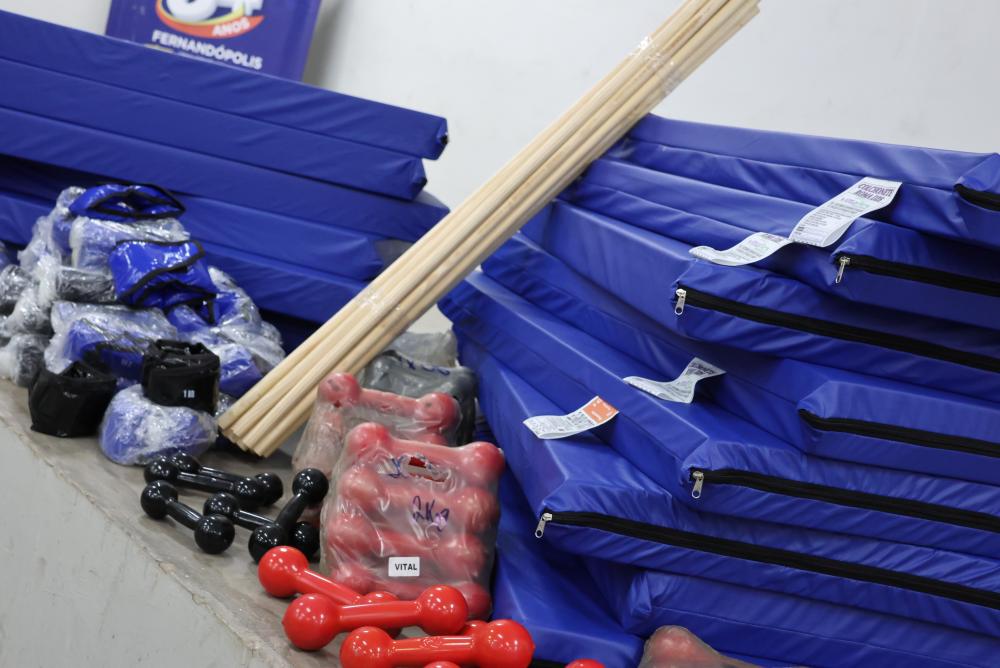 Unidades de Saúde recebem kit’s com materiais de atividades físicas 
