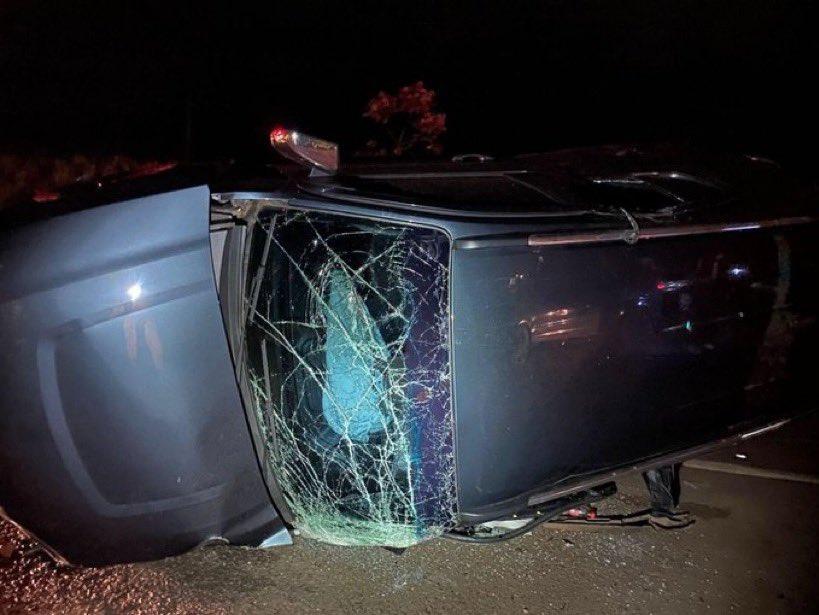 URGENTE: Cantor Zé Neto sofre capotamento em acidente na BR-153 em Fronteira/MG